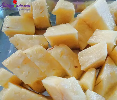 c&aacute;ch l&agrave;m b&aacute;nh nướng nh&acirc;n mứt dứa 1