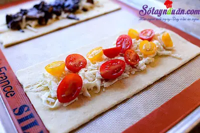 pizza l&agrave;m từ vỏ b&aacute;nh pastry vị ngon kh&oacute; chối từ 4