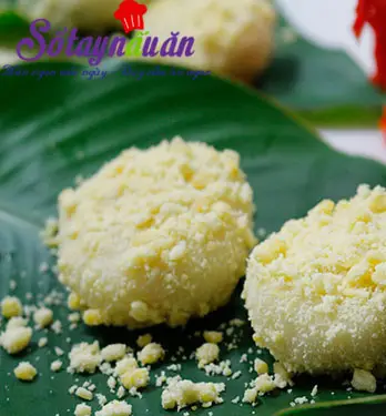 Học làm bánh giầy đậu xanh dẻo thơm hết nấc