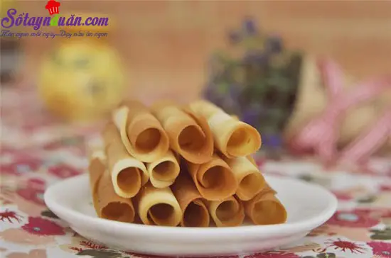 Hướng dẫn làm bánh quế giòn rụm ngọt thơm