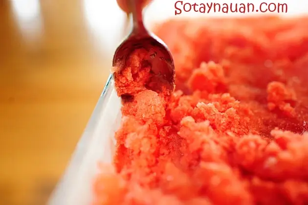 cach lam chanh tuyet dua hau, cach lam nuoc hoa qua, So Tay Nau An