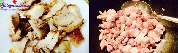 c&aacute;ch l&agrave;m ch&egrave; bột lọc heo quay 2