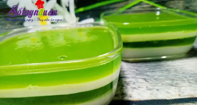 Học l&agrave;m thạch l&aacute; dứa sữa tươi thơm m&aacute;t cực đ&atilde; 6