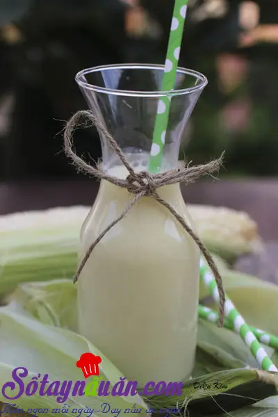 Học làm sữa ngô bổ dưỡng