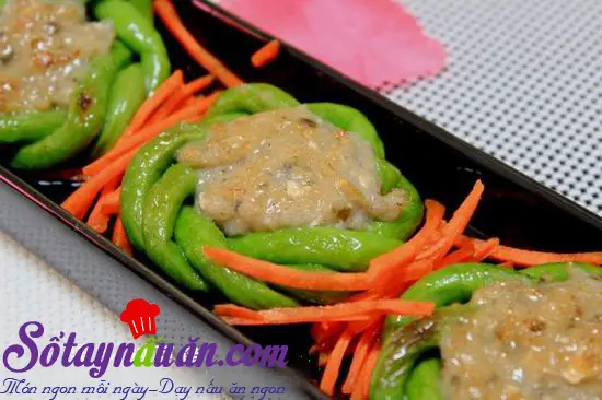 Chả đậu đũa bọc tôm