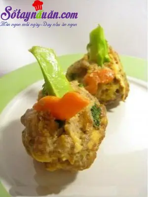 Bông cải xanh bọc thịt ấm áp tình thân