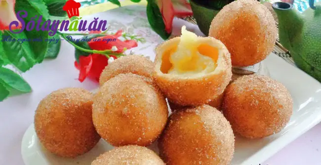 Cách làm bánh rán nhân đậu xanh thơm ngon hết sẩy