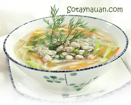 Cách làm canh hến nấu bầu thanh mát của Sổ Tay Nấu Ăn