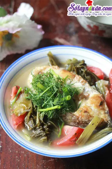 Cách nấu canh cá nấu dưa chua đơn giản ngon chuẩn miền Bắc