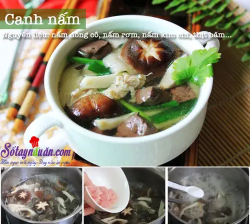 Canh nấm thịt tươi: Gợi ý ấm bụng cho tối Đà Lạt se lạnh