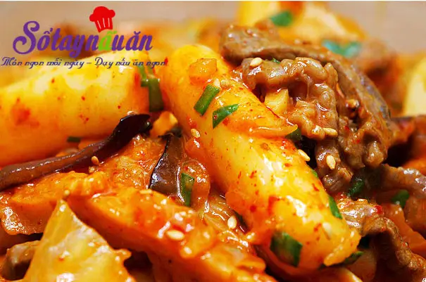 B&aacute;nh gạo x&agrave;o thịt b&ograve; - lạ m&agrave; tuyệt ngon