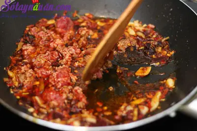 C&aacute;ch l&agrave;m đậu phụ Tứ Xuy&ecirc;n nổi tiếng cực k&igrave; đơn giản 3