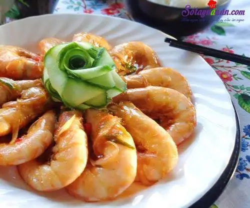 C&aacute;ch l&agrave;m t&ocirc;m chi&ecirc;n sốt chua ngọt đậm đ&agrave; đưa cơm kết quả