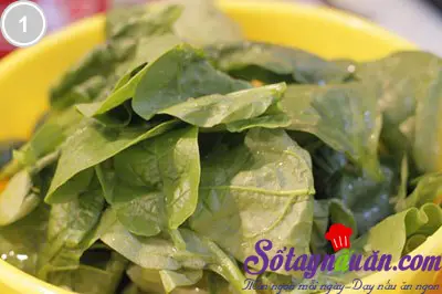 Canh mồng tơi nấu ngao 1
