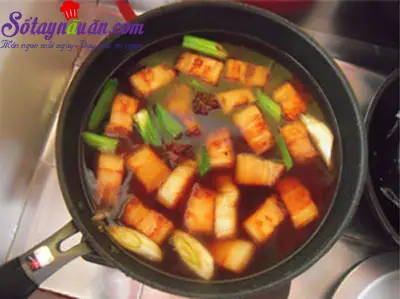 C&ocirc;ng thức cho m&oacute;n thịt kho củ năng đậm đ&agrave; đưa cơm kết quả