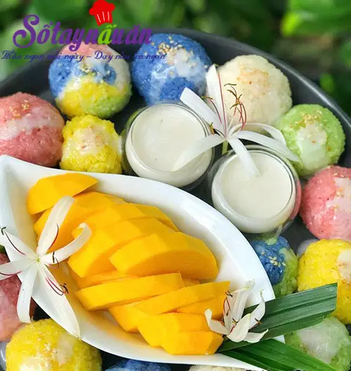 Học l&agrave;m x&ocirc;i xo&agrave;i ngũ sắc dẻo thơm đẹp mắt cực kỳ