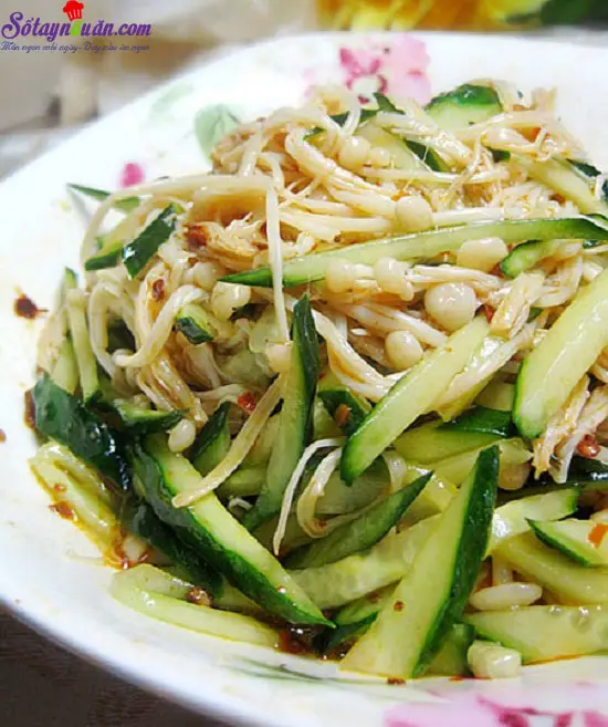Nộm dưa chuột gi&aacute; đỗ 4