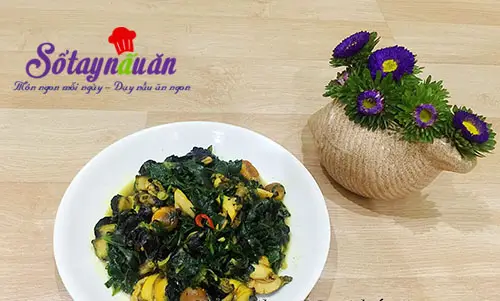ốc x&agrave;o l&aacute; lốt 9