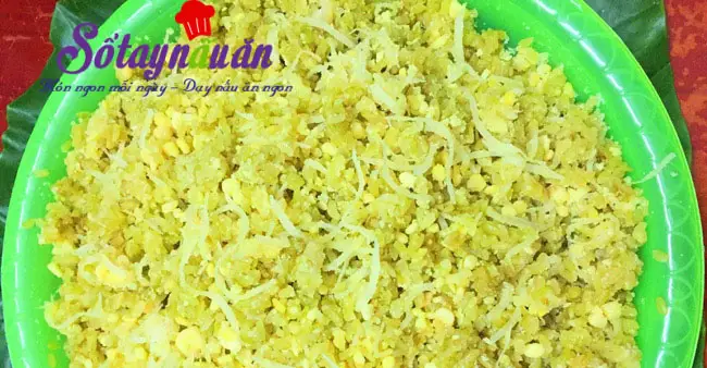 Hướng dẫn c&aacute;ch nấu x&ocirc;i cốm 8