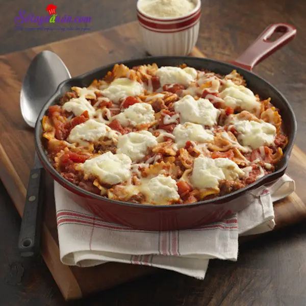 Hướng dẫn l&agrave;m m&oacute;n lasagna mới lạ m&agrave; ngon kết quả