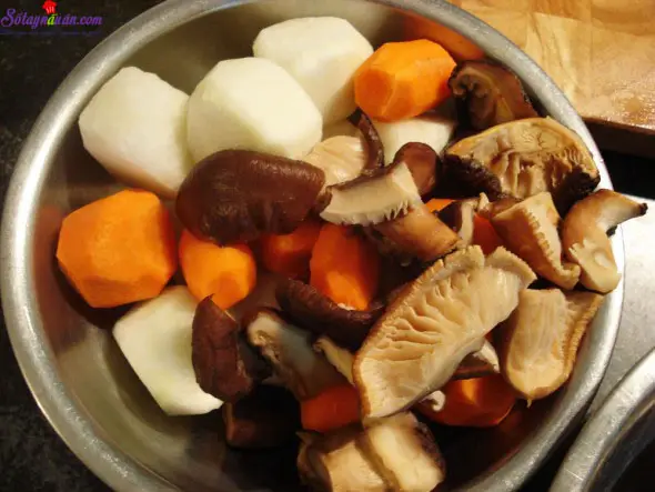 c&aacute;ch l&agrave;m sườn b&ograve; kho rau củ kiểu h&agrave;n 5