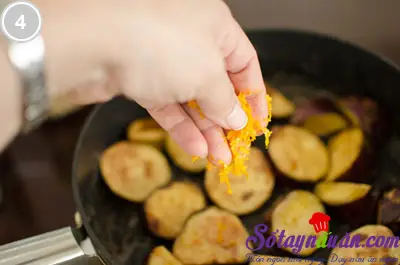 Khoai lang chi&ecirc;n tẩm vừng 4