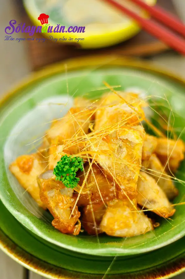 Khoai m&ocirc;n caramel - m&oacute;n ăn vặt tuyệt ngon kết quả