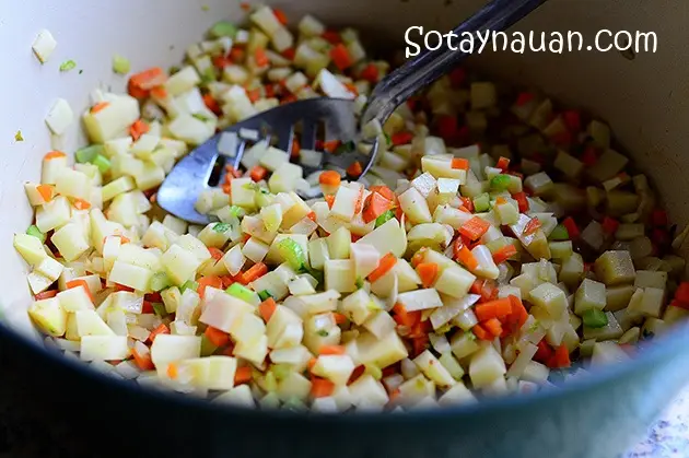 Cach nau sup khoai tay ngon, cach nau soup khoai tay ngon, mon ngon, nau an ngon, So Tay Nau An