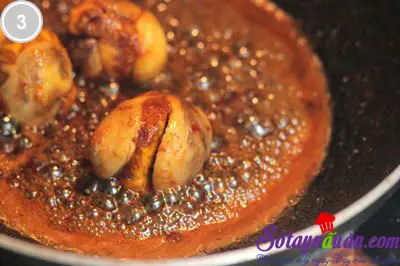 Trứng g&agrave; lộn xốt me 3