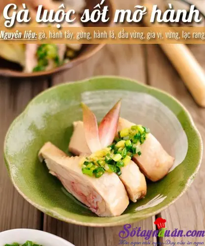 Gà sốt mỡ hành