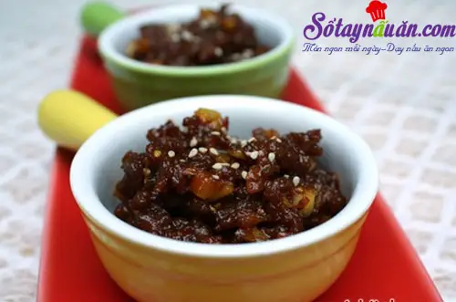 Hướng dẫn cách làm món thịt bò xào chua ngọt kiểu Hàn Quốc
