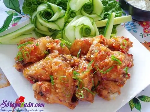 Hướng dẫn làm cánh gà sốt chua ngọt siêu hấp dẫn