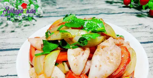Hướng dẫn làm mực xào chua ngọt ngon khó cưỡng