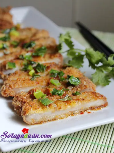Thịt chiên xù tẩm mật ong