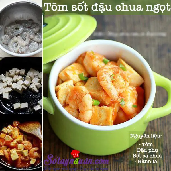 Hướng dẫn cách làm Tôm Sốt Đậu Chua Ngọt chuẩn vị, dễ thực hiện